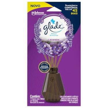 Imagem de Glade Aromatizador de Ambiente, Difusor Aroma Lavanda, 100ml e 6 Varetas