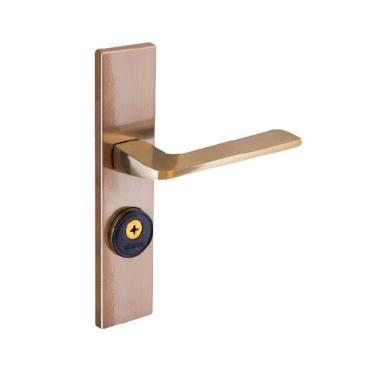 Imagem de fechadura tetra ultra line espelho s40 latonado alianca