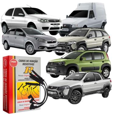 Imagem de Jogo Cabo De Vela Ngk Palio Fiorino Siena Uno 1.0 1.5 Mpi