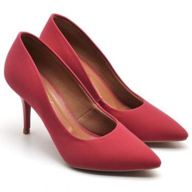 Imagem de Scarpin Feminino Bico Fino Palmilha Macia Conforto Ellas Online