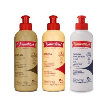 Imagem de Kit 3 Yamasterol Cronograma Capilar Reparação Intensa Yamá 200ml