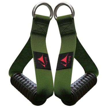 Imagem de Vigoog Acessórios de alças de ginástica resistentes para máquina de cabos, faixa de resistência, sistema de polia, equipamento de exercícios domésticos, compatível com Bowflex, Total e Smith