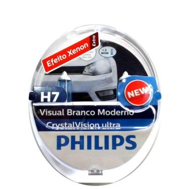 Imagem de Lampada H7 Philips Cristal Vision Ultra 4300k Crystal 55/60w