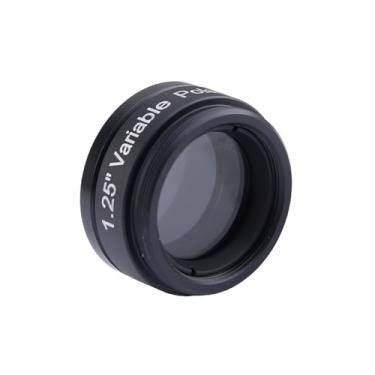 Imagem de Starboosa Filtro polarizador duplo ajustável - ocular de telescópio de 3,15 cm, compatível com lente Barlow e espelho diagonal - Moldura de alumínio durável com anticorrosão