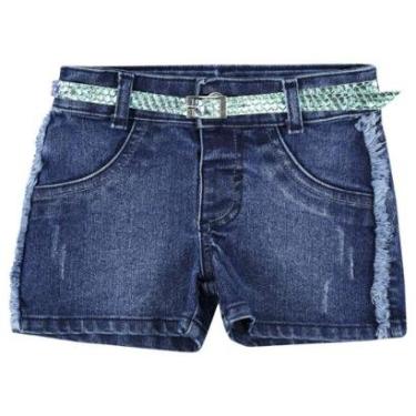 Imagem de Shorts Look Jeans c/ Cinto Jeans - 03 - UNICA-Unissex
