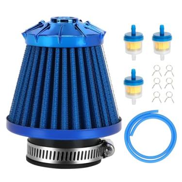 Imagem de EOPOAYI Filtro de ar de 38 mm compatível com GY6 49cc 50cc 139QMB Scooter Moped PD18J Carb 4 tempos 110cc 125cc SSR Coolster Apollo Baja Kazuma Lifan Pit Dirt Bike ATV Quad 4 rodas peças de
