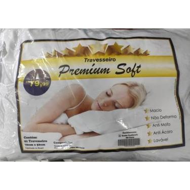 Imagem de Travesseiro Premium Soft, 70 x 50 cm, Macio, Não Deforma, Anti Mofo, Lavável