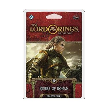 Imagem de The Lord of the Rings The Card Game Riders of Rohan STARTER DECK - Cooperative Adventure Game, Strategy Game, Ages 14+, 1-4 Players, 30-120 Min Playtime, Made by Fantasy Flight Games