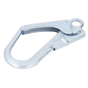 Imagem de Gancho de Segurança Ganchos Deslizantes Ganchos Mosquetão Clipe Gancho Deslizante Com Trava de Segurança Capacidade de Carga 22KN Liga de Aço Galvanizado Multifuncional Gancho de