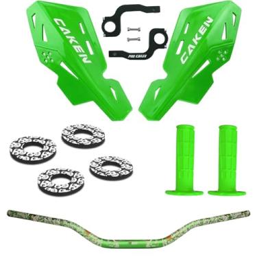 Imagem de PRO CAKEN Universal 7/20.3 cm 22 mm e 1 1/20.3 cm 28 mm guidão com protetores de mão kit de suporte CNC para Dirt Bike Motocross ATV Scooter para CRF KLX KX LTR TRX SX SXF EXC XCW Grizzly Hawk 250