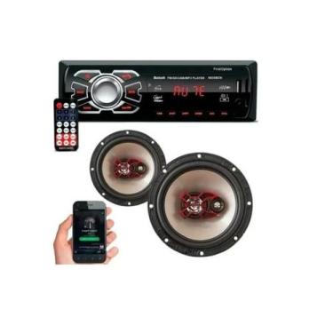 Imagem de Aparelho Mp3 Com Bluetooth Radio Fm Usb + Falante Bravox 06 - FIRST OP