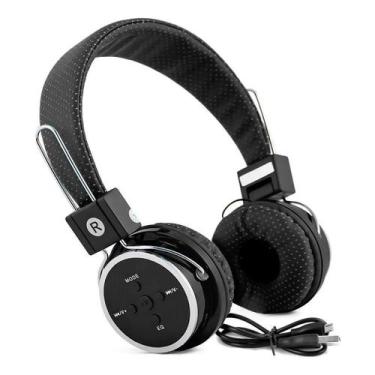 Imagem de Fone Ouvido Bluetooth Sem Fio Micro SD FM P2 B05 Preto - Ello