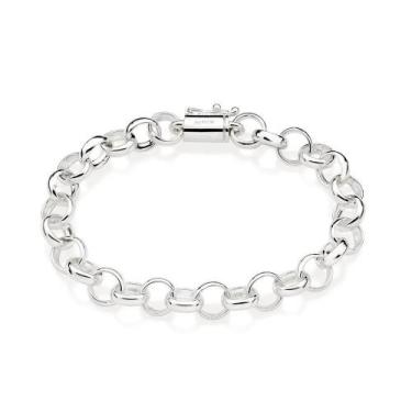 Imagem de Pulseira de prata 925 feminina rommanel elo português 19 cm 850042