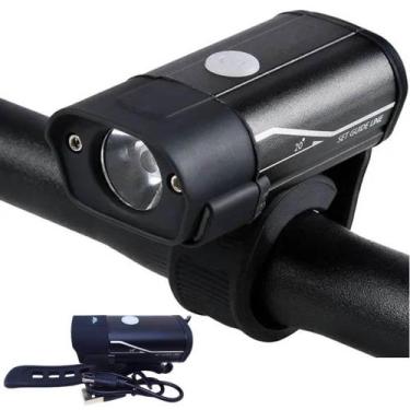 Imagem de Farol Luz Led Bicicleta Recarregável Iluminação bicycle lamp super for