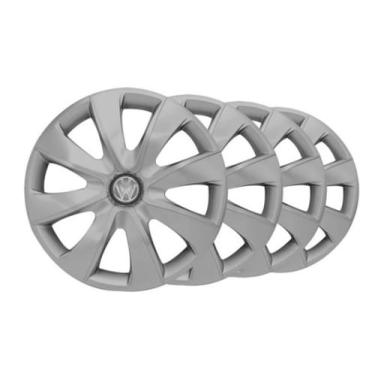 Imagem de Jogo Calota Prime Aro 14 Prata Para Gol Voyage Saveiro G1 G2 G3 G4 G5 