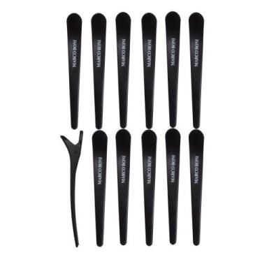 Imagem de Kit 12 unidades prendedor de cabelo bico de pato marco boni