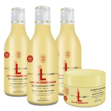 Imagem de Kit Capilar Liso Celebridade Toda Toda Cosmétcs 
