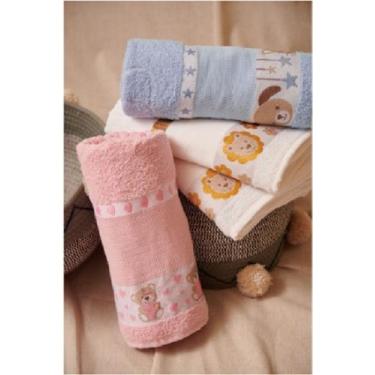 Imagem de Toalhas De Banho Bebe Infantil Bebe Pets Para Bordar Ponto Cruz 100% A