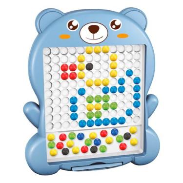 Imagem de Quadro Lousa Mágica Desenho Magnético Bichos - Dm Toys, Urso