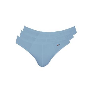 Imagem de Kit com 3 Cuecas Slip Zorba 772, Azul, G