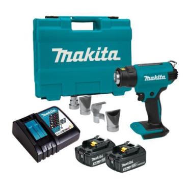 Imagem de Soprador Termico 2 Baterias 18v Dhg180zk Makita Bivolt