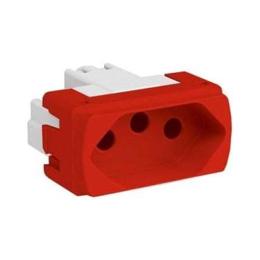 Imagem de Módulo Tomada 20A Vermelho Miluz Schneider, Vermelho