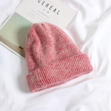 Imagem de Touca De Inverno De Pele De Coelho Real Feminino ELASHOPP