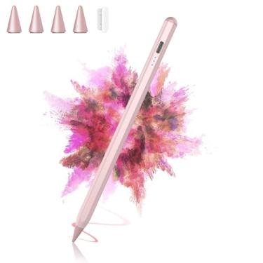 Imagem de Caneta Stylus para iPad 2018-2022 com rejeição de palma e inclinação, Apple Pencil para iPad 10ª/9ª/8ª/7ª/6ª geração, para iPad Pro 11/para iPad Pro 12.9 3/4/5/6ª, para iPad Air 3/4/5, para iPad Mini
