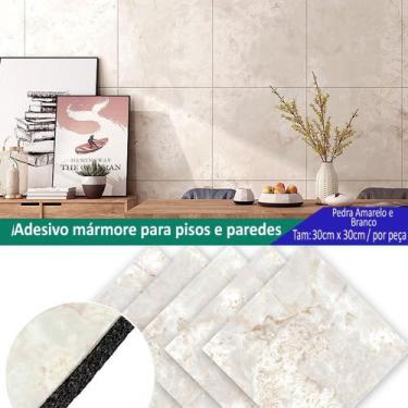 Imagem de 5 PEÇAS - Painel Placa Para Parede E Piso Chão Auto Adesivo 30cm x 30c