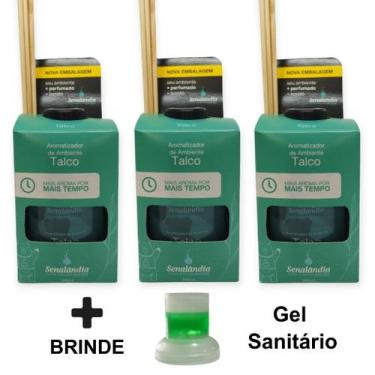 Imagem de 3 Aromatizador Ambiente Difusor Vareta Senalândia Aromas 280ml Cheirin