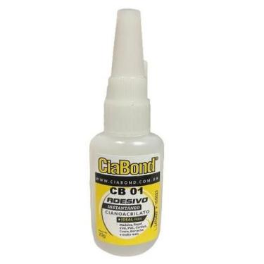Imagem de Cola Adesivo Instantâneo Cb 01 Ciabond 20g Anti Entupimento