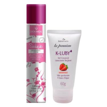 Imagem de Kit Desodorante Sedução Imagine (rosa) + K-LUBY Gel Corporal Umectante
