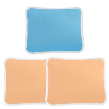 Imagem de Kit 3 Fronha Para Bebê Lisa 30x40cm 100% Algodão - DUGU, AZUL BEGE BEG