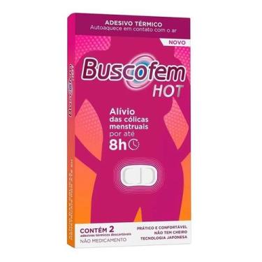 Imagem de Adesivo Térmico Buscofem Hot Contém 2 Adesivos - Mycoal