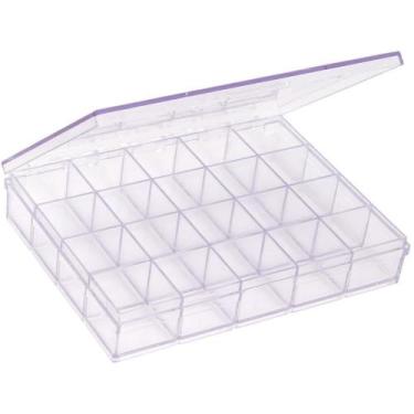 Imagem de Caixa Organizadora com 20 Divisórias Cristal - Waleu