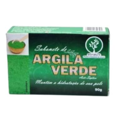 Imagem de BIONATURE SABONETE BARRA ARGILA VERDE 90G
