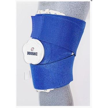 Imagem de Suporte Cinta De Neoprene Joelho Endurance P/ Bolsa De Gelo