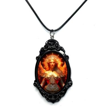 Imagem de Adquira o camafeu de luxo Anjo do Sol e sinta-se iluminada - RELIKARIU