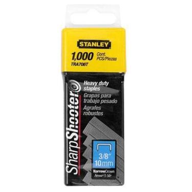 Imagem de Grampos para Uso Pesado 3/8" com 1000 Peças Stanley, Cinza Claro