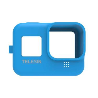 Imagem de Capa de Silicone para GoPro Hero 8 Black + Cordão Ajustável Telesin, A
