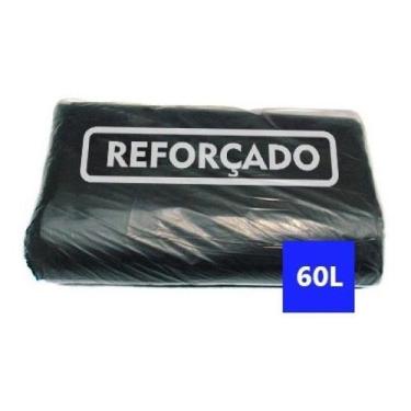 Imagem de Saco De Lixo 60 Lts Preto Reforçado 75x85 Pct C/ 5kg - HIGIPACK