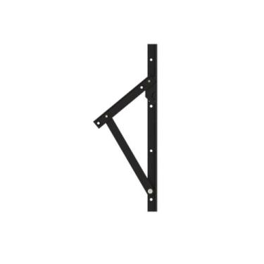 Imagem de Braço para Janela Maxim-Ar 320mm Preto Alumiconte BRA699 Par