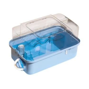 Imagem de Ｂｅｓｇａ Gaiola transportadora para hamster, transporte de viagem para porquinhos da índia, animais de estimação pequenos viajando, portátil respirável para,