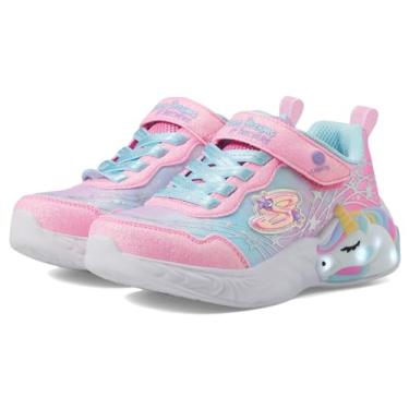 Imagem de Skechers Kids Girls Unicorn Dreams Tênis Infantil, Calçados, PinkTurquoise, 3 Little Kid