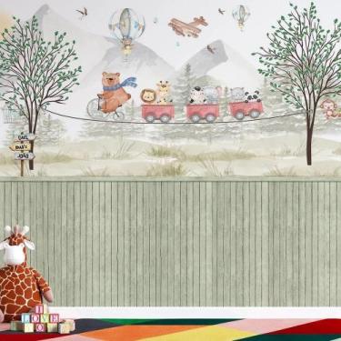 Imagem de Papel de Parede Infantil Safari AL 70 - AloPapers, 1,50m de largura, 3