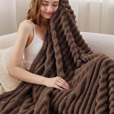 Imagem de Cobertor Bedsure Fondue Fudge Fleece 150x200cm - Macio e Aconchegante 