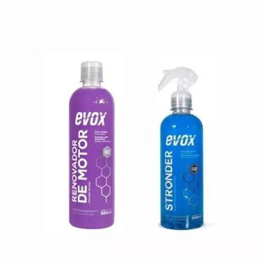 Imagem de Kit Renovador De Motor Verniz + Stronder 500ml Evox