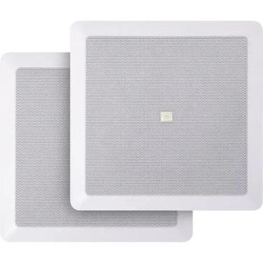 Imagem de Par Caixa Som de Embutir Arandela JBL 6CO1Q Gesso 25w Branca