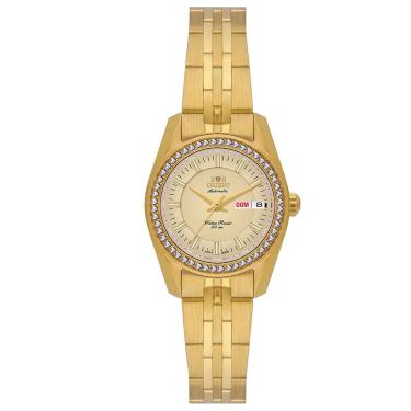 Imagem de Relógio ORIENT feminino automático dourado NH6GG006 C1KX