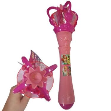 Imagem de Varinha Mágica com Luz Princesas Disney Infantil Toyng